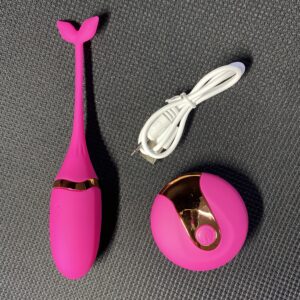 Balita tipo delfín, recargable + control remoto