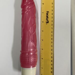 Vibrador rosado de 9 pulgadas suave Q 140
