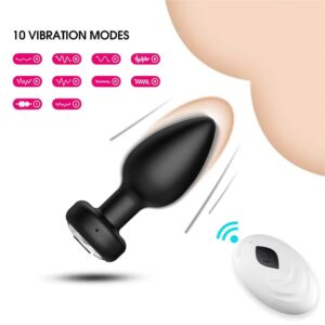 Plug mediano con control remoto RECARGABLE