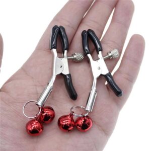 Clip para pezones con bolitas